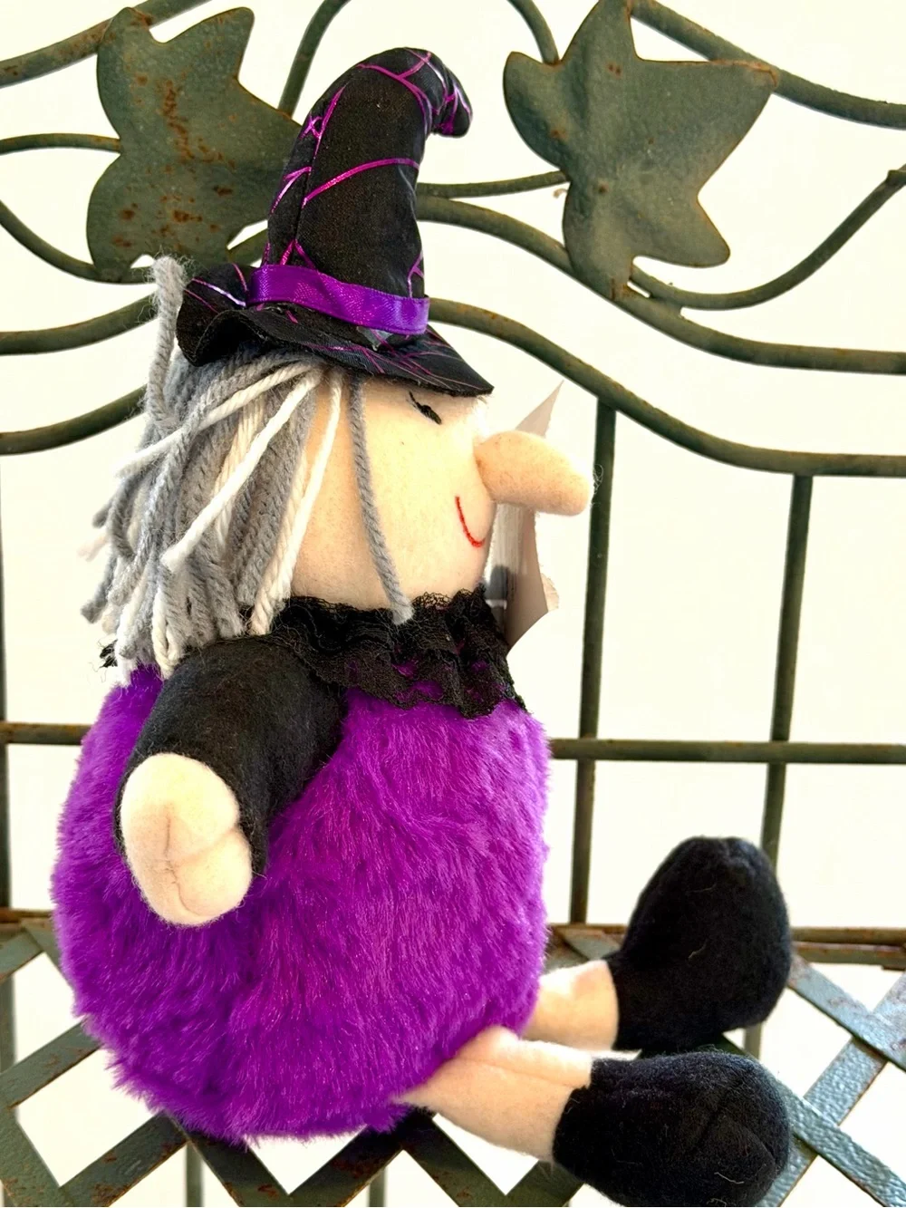 Kirkland’s Home Purple & Black Witch Plush Doll